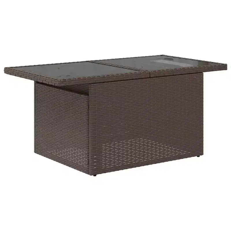 vidaXL Juego de Sofás de Jardín con Cojines y Mesa de Ratán Sintético para Exterior