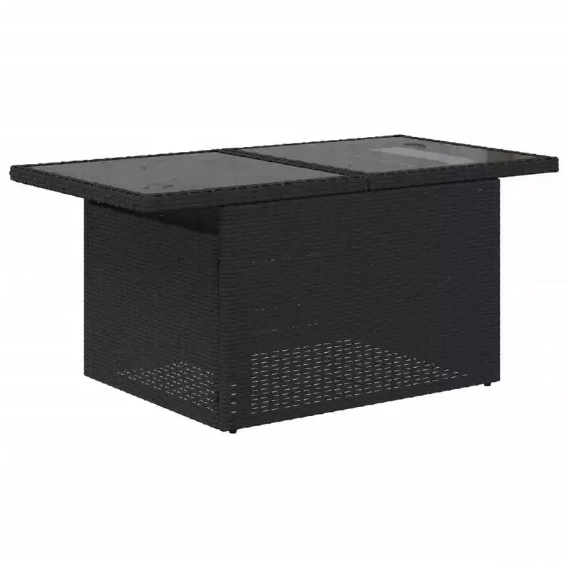 vidaXL Juego de Sofás de Jardín con Cojines y Mesa de Ratán Sintético para Exterior