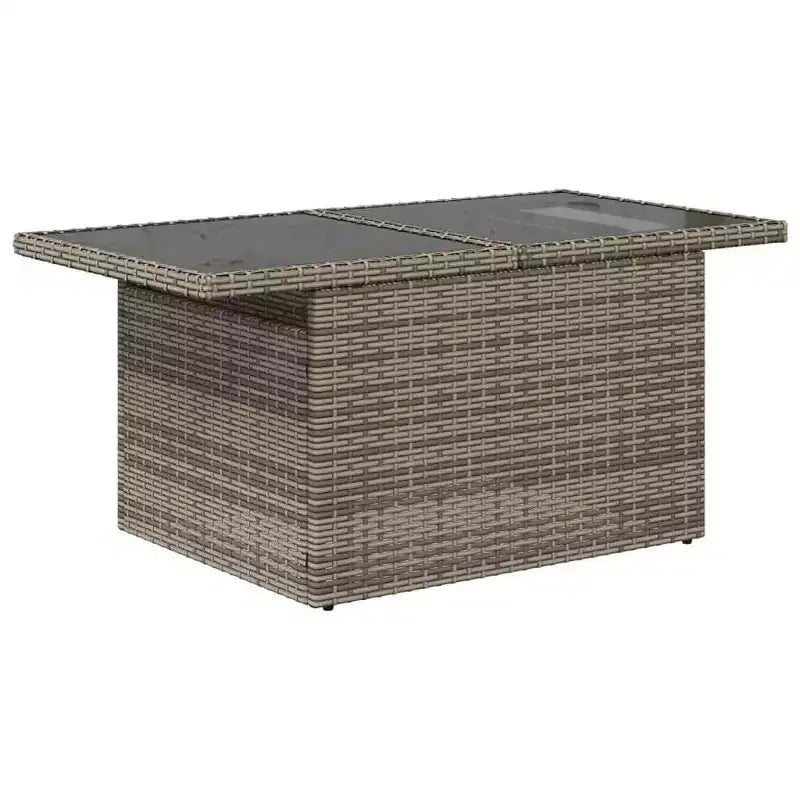 vidaXL Juego de Sofás de Jardín con Cojines y Mesa de Ratán Sintético para Exterior