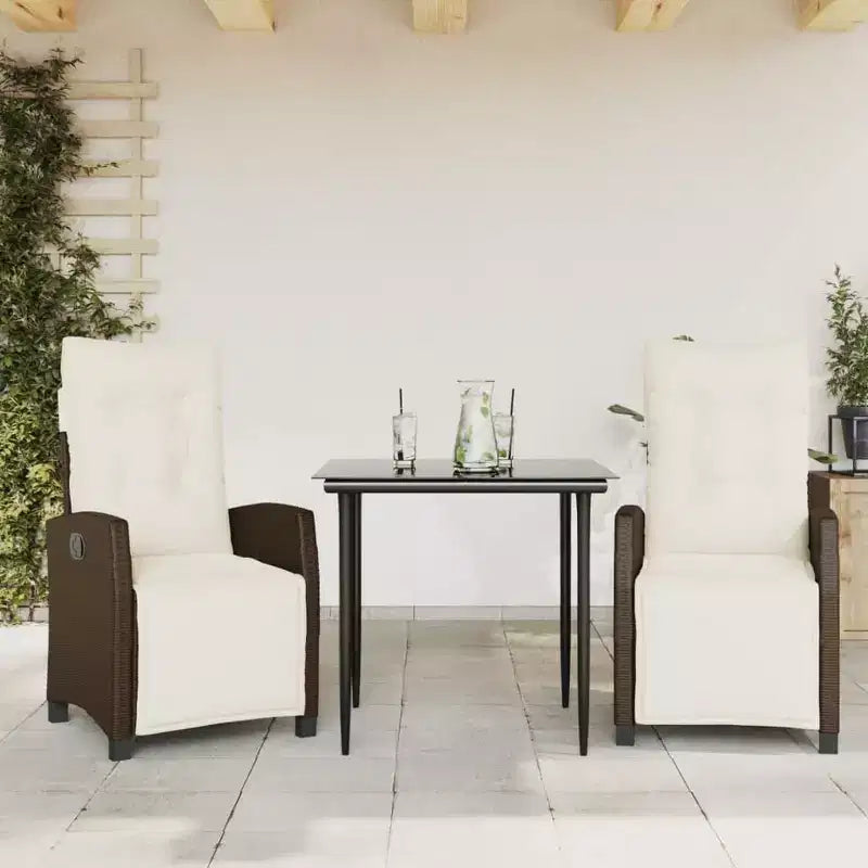 Conjunto de Comedor de Jardín vidaXL