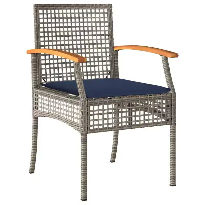 vidaXL Conjunto de comedor para patio de 4 plazas ratán PE 5 piezas