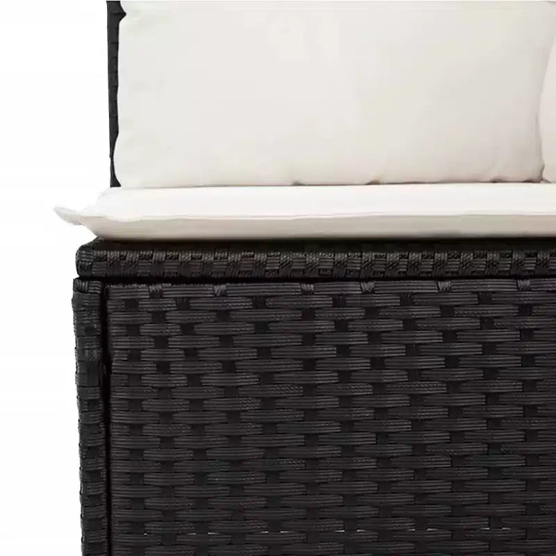 vidaXL Juego de Sofás Modulares de Jardín con Cojines - Muebles de Ratán Sintético