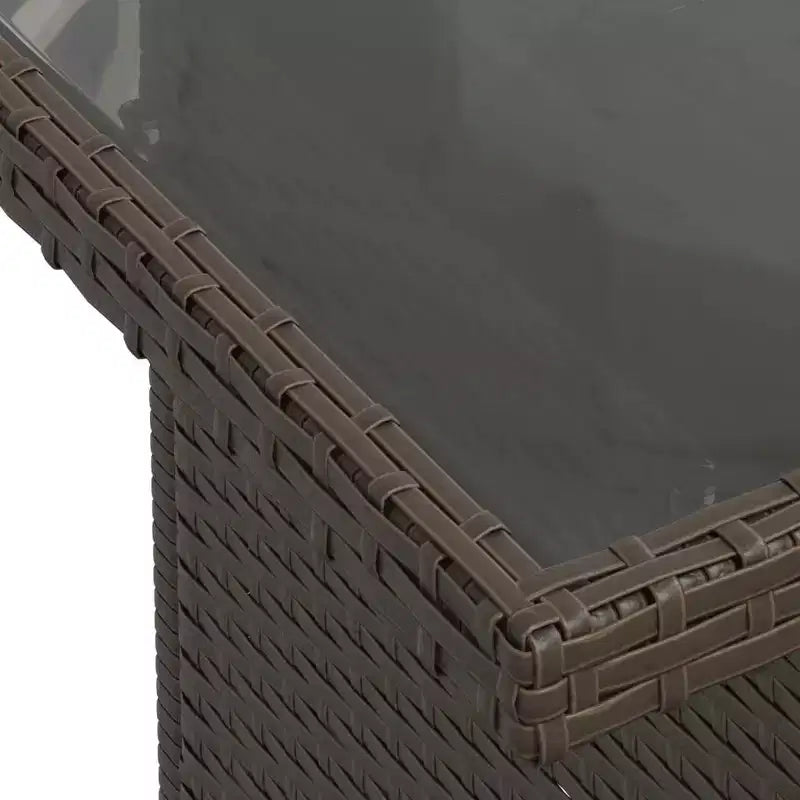 vidaXL Juego de Sofás Modulares de Jardín con Cojines - Muebles de Ratán Sintético