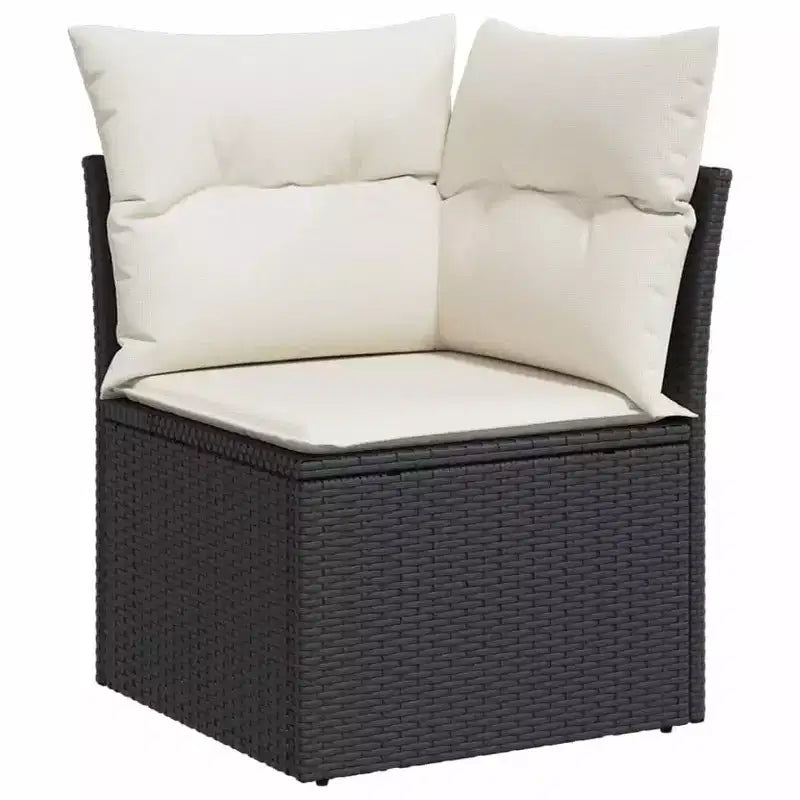 Conjunto de sofá de jardín vidaXL contemporáneo con cojines