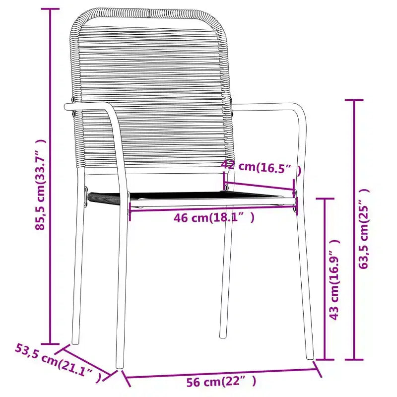 vidaXL Conjunto de Comedor para Patio, Conjunto de Comedor Exterior, Conjunto de Mesa y Sillas de Jardín