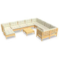 vidaXL Juego de Muebles de Jardín Modular con Cojines en Diferentes Colores