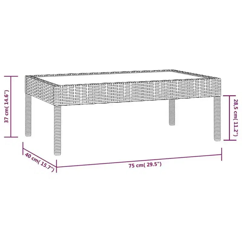 vidaXL Conjunto de Muebles de Jardín de 16 Piezas