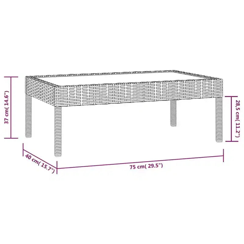 vidaXL Conjunto de Muebles de Jardín de 16 Piezas
