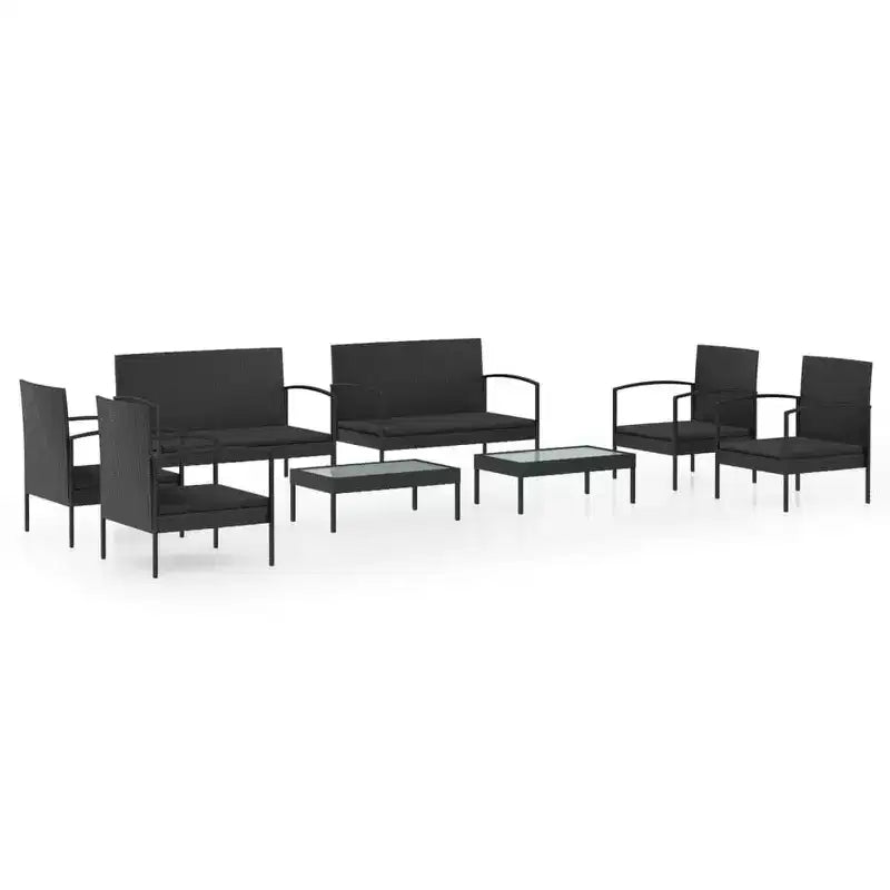 vidaXL Conjunto de Muebles de Jardín de 16 Piezas