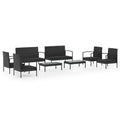 vidaXL Conjunto de Muebles de Jardín de 16 Piezas