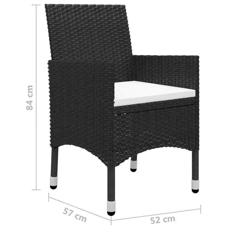 vidaXL Elegante conjunto de comedor para patio en varios colores