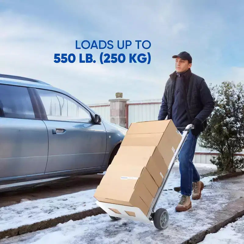Carrito de compras plegable de aluminio con ruedas y bolsa extraíble