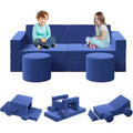 13-Piece Modular Play Couch - Convertible Toddler Sofa Set with Washable Soft Covers - Foam Floor Chair for Playroom, Living Room, or Bedroom