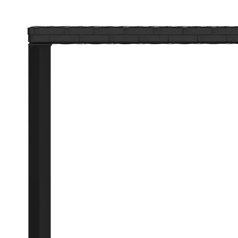 vidaXL Juego de comedor de patio con cojines Juego de conversación de 2 piezas de ratán sintético