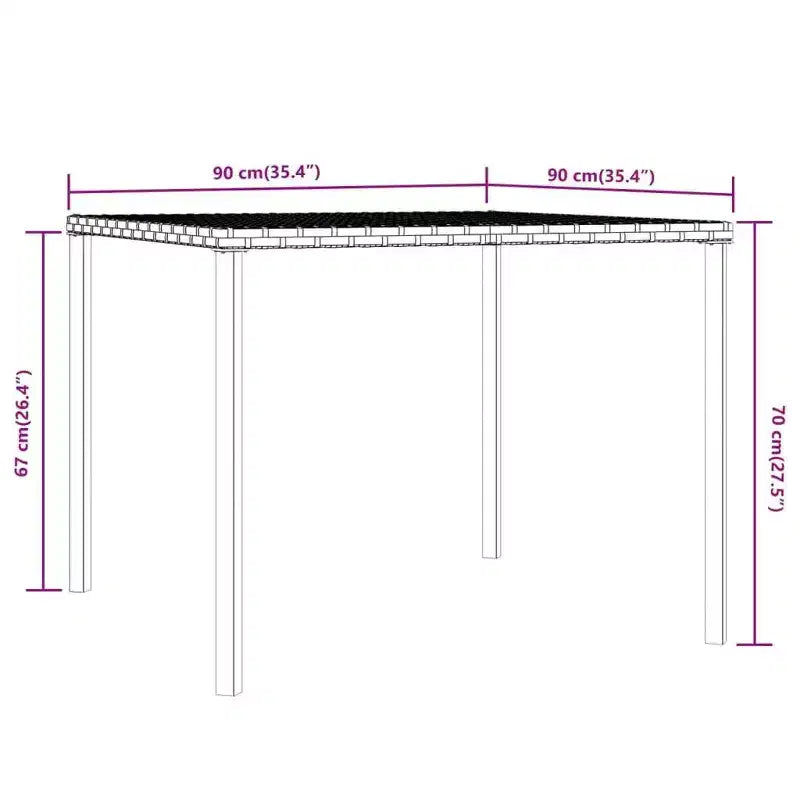 vidaXL Juego de comedor de patio con cojines Juego de conversación de 2 piezas de ratán sintético