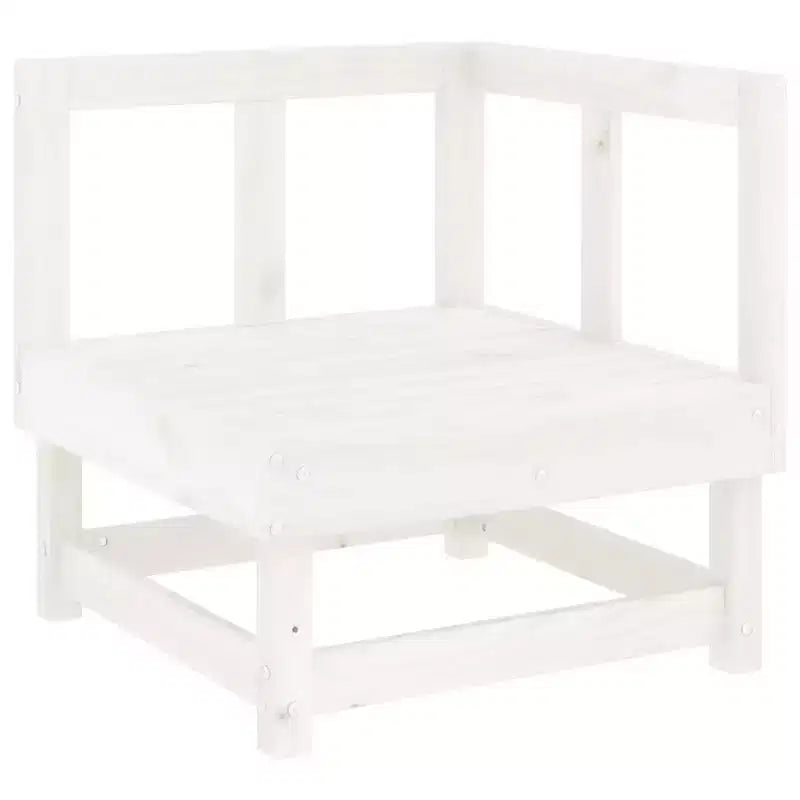 vidaXL Conjunto de Muebles de Jardín Madera de Pino Maciza Madera Natural