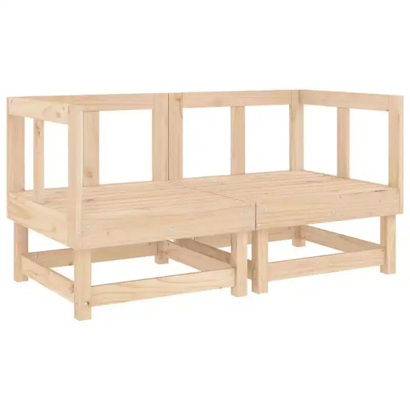 vidaXL Conjunto de Salón de Patio, Muebles de Jardín de Exterior de Madera Maciza de Pino