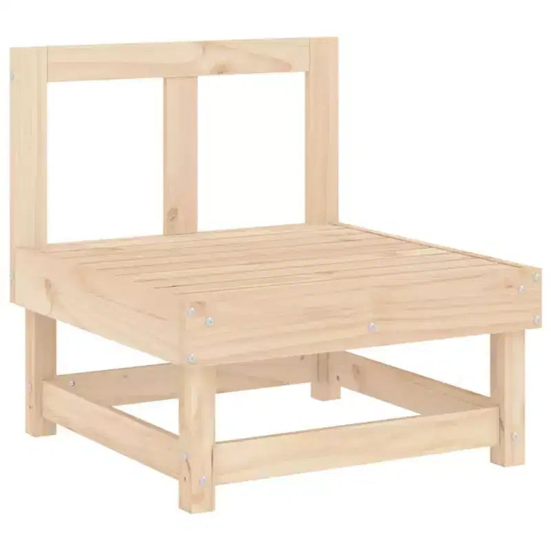 vidaXL Conjunto de Salón de Patio, Muebles de Jardín de Exterior de Madera Maciza de Pino