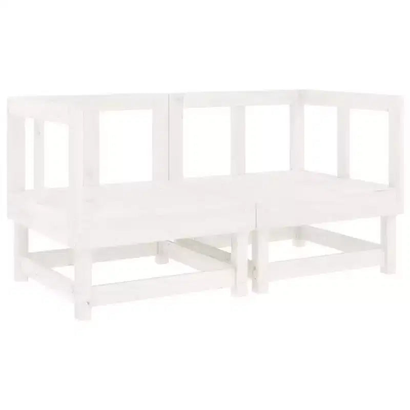 vidaXL Conjunto de Salón de Patio, Muebles de Jardín de Exterior de Madera Maciza de Pino