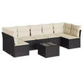 vidaXL Modular Garden Sofa Set with Cushions in Various Colors