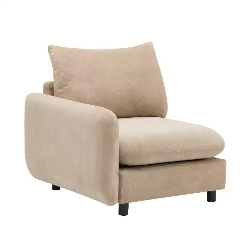 Christopher Knight Home Acker 3 Pieces Modern Upholstered Sectional Sofa Set