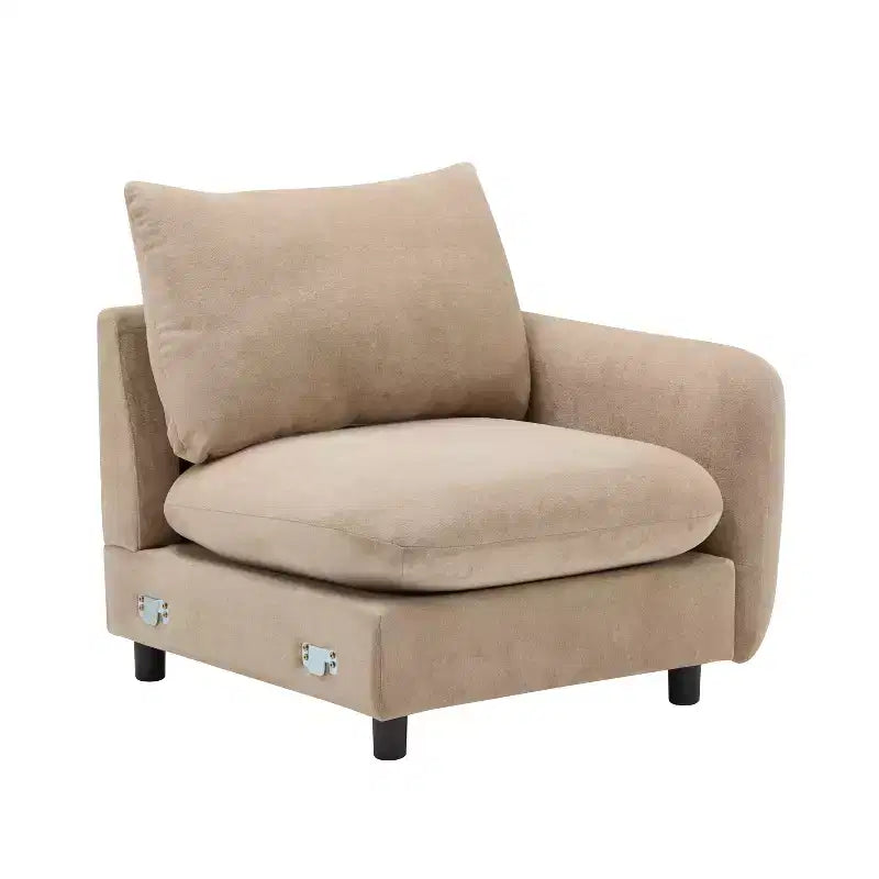 Christopher Knight Home Acker 3 Pieces Modern Upholstered Sectional Sofa Set