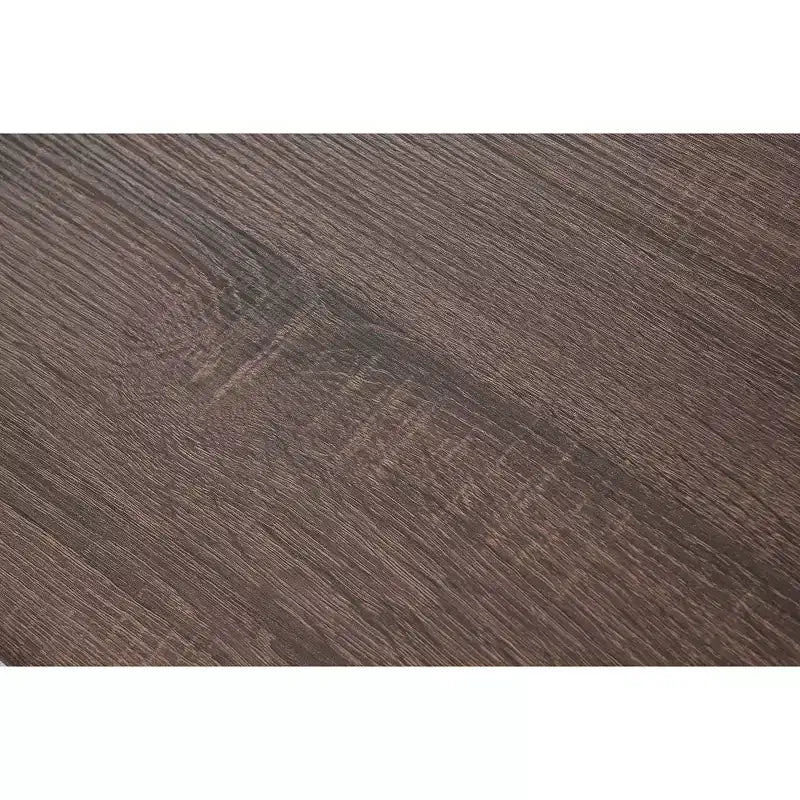 Banco de comedor rústico de 59 pulgadas con tablero de MDF y patas de metal para múltiples usos