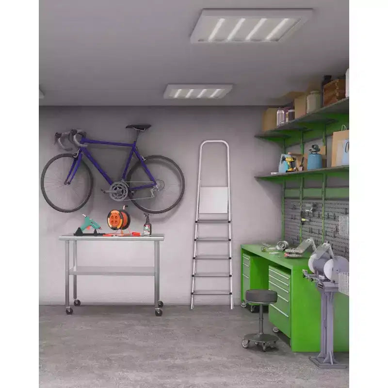 Table de préparation en acier inoxydable robuste, table de travail commerciale NSF avec étagère inférieure réglable pour cuisine, restaurant, maison, garage