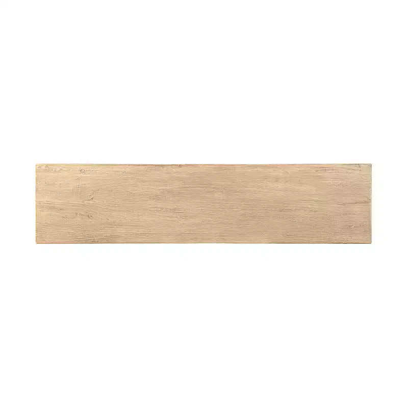 Mesa consola de pedestal de olmo recuperado macizo de 45", capacidad de 500 lb