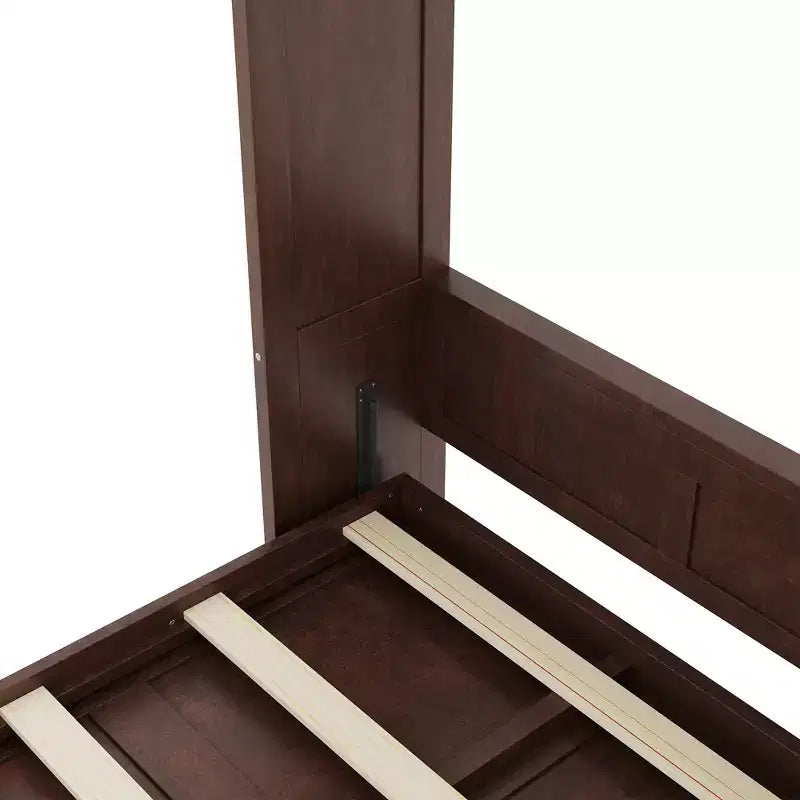 Cama Murphy con armario plegable, individual y doble, cama de pared que ahorra espacio