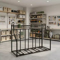 Estante para bicicletas de garaje, Estante para almacenamiento de bicicletas, Soporte para 4 bicicletas, Estante de almacenamiento de bicicletas para organizador interior, Estación de almacenamiento de equipo deportivo