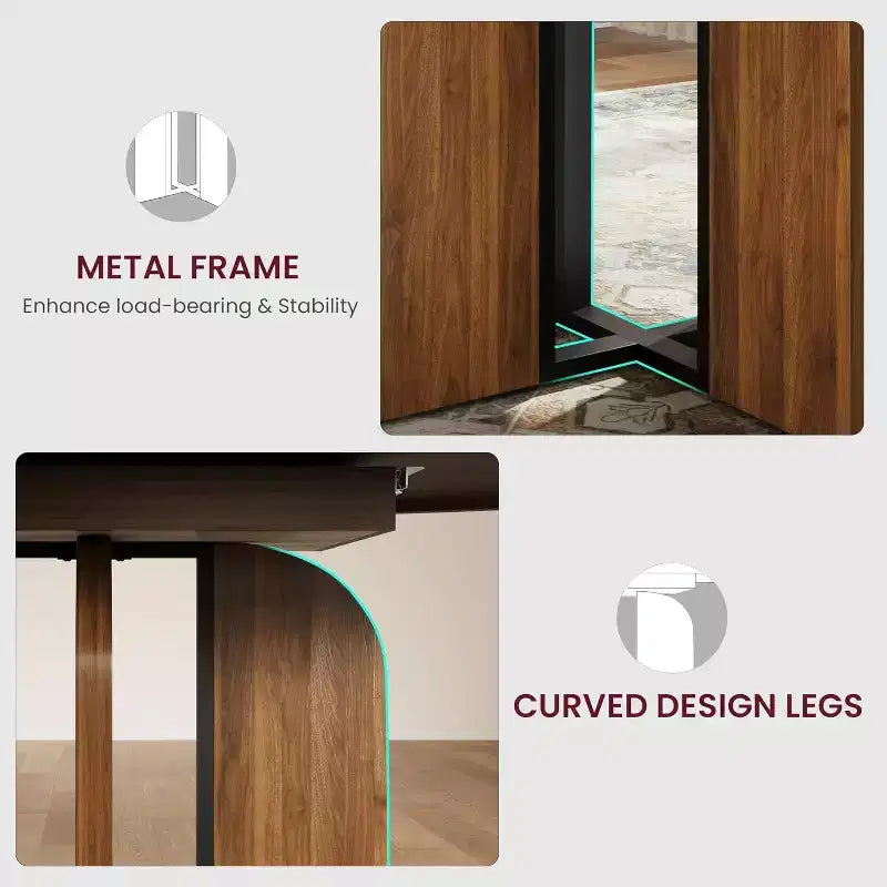 Mesa de comedor redonda extensible de 47-63 para 4-8 personas, mesa de cocina extensible de madera estilo rústico con estructura de metal, ovalada que ahorra espacio para apartamentos, gris retro