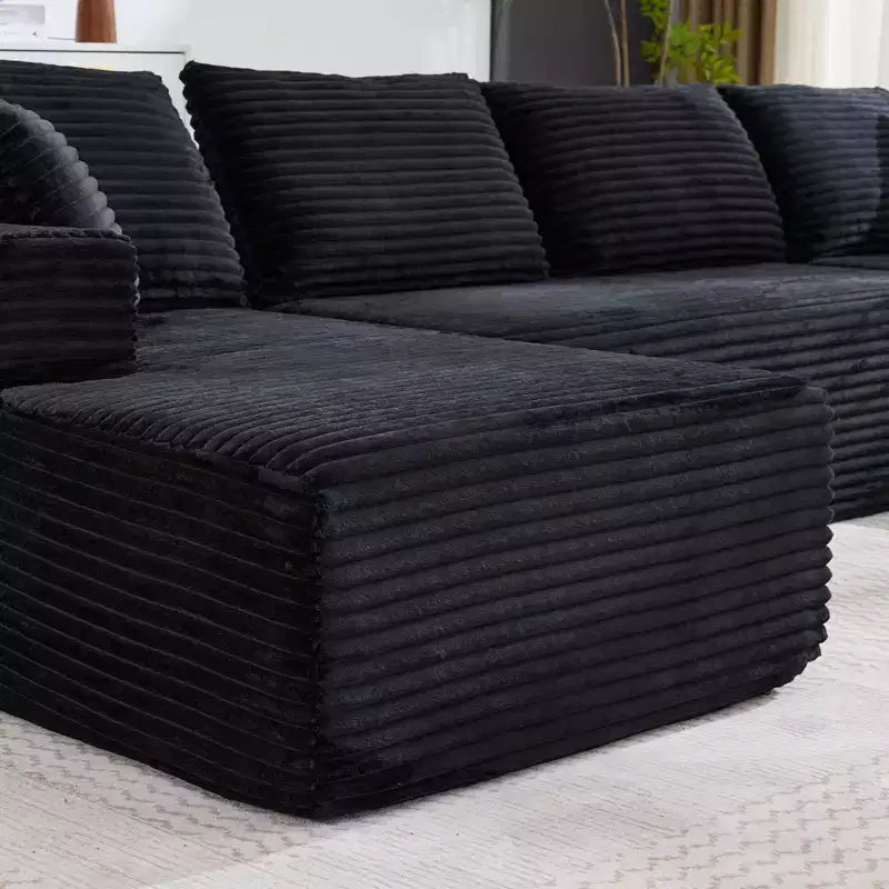 Boneless Couch Sectional, Modern Modular Couch, for Living Room