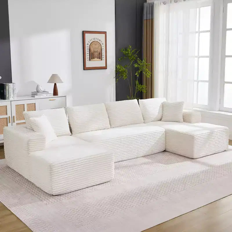 Boneless Couch Sectional, Modern Modular Couch, for Living Room