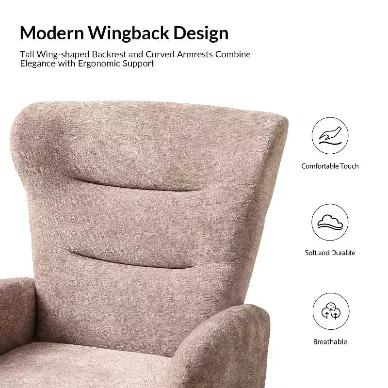 Fauteuil de bureau à dossier haut avec hauteur réglable et accoudoirs incurvés