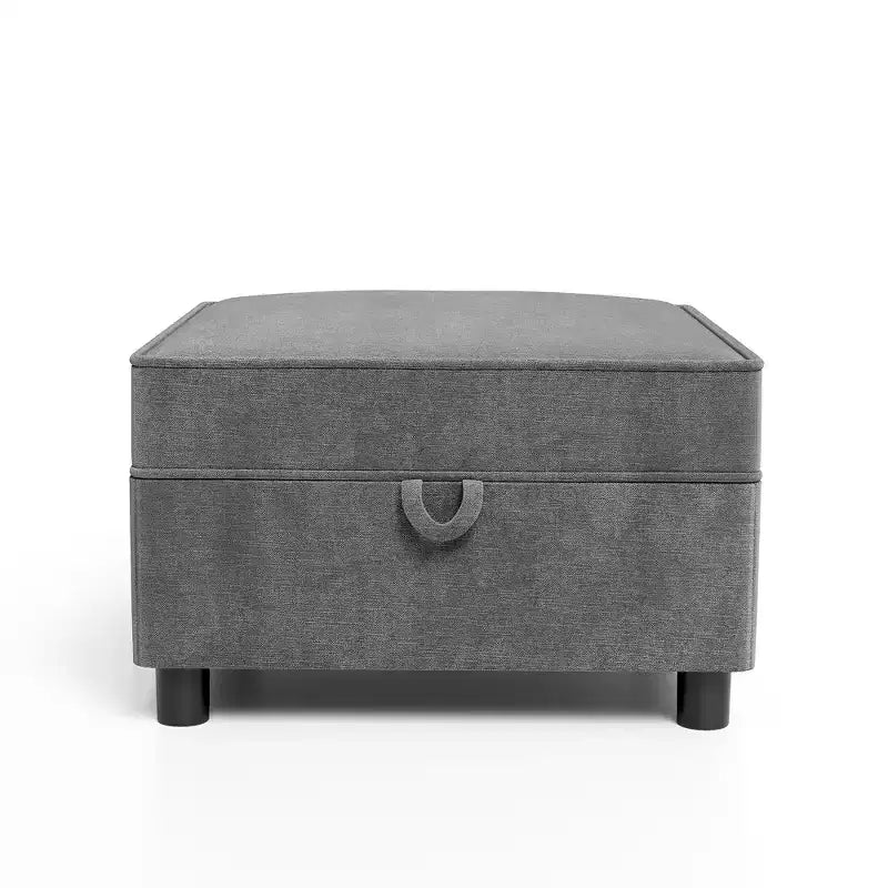 Modular 1 Seat Sofa, Chenille Single Chair with Storage Seat, Modular Sectional Unit for Modular Sectional Sofa Couch, Free Combination, Light Grey