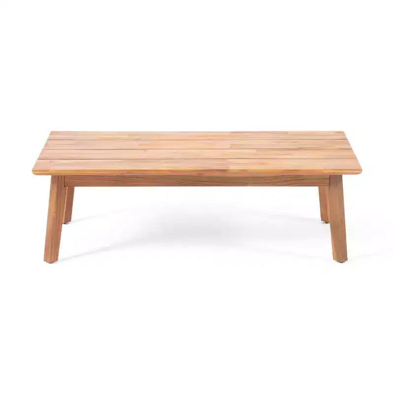 Christopher Knight Home Safira Juego de conversación rústico de 5 piezas para patio de madera de acacia con cojines gruesos