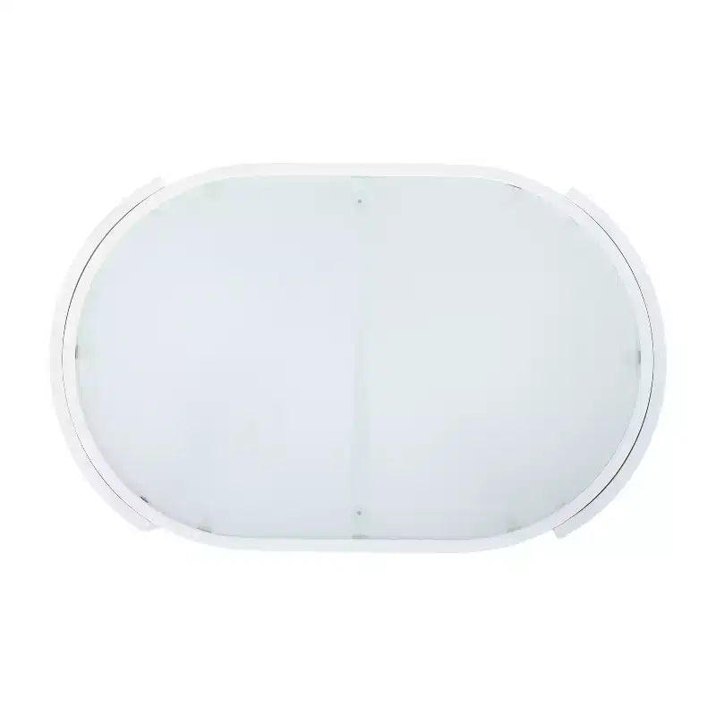 Christopher Knight Home Althea - Set de conversación curvo moderno de 5 piezas para exteriores de aluminio con mesa de centro de vidrio