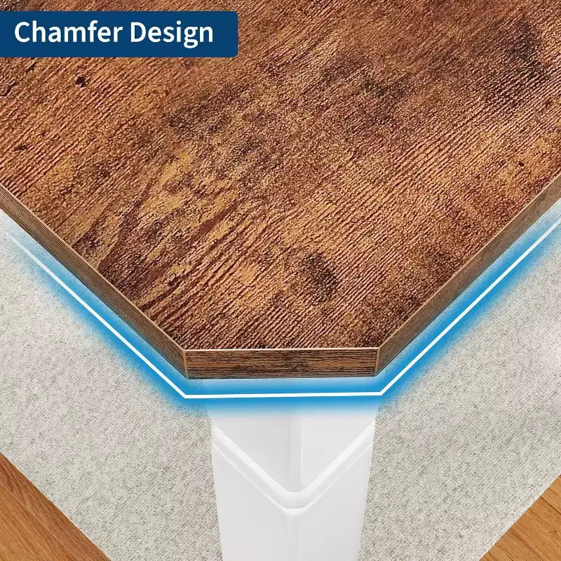 Mesa de Comedor Industrial Larga para 6-8, Mesa de Cocina Rectangular de Madera con Estructura de Metal Reforzado Estilo Granja Moderna para Comedor Cocina