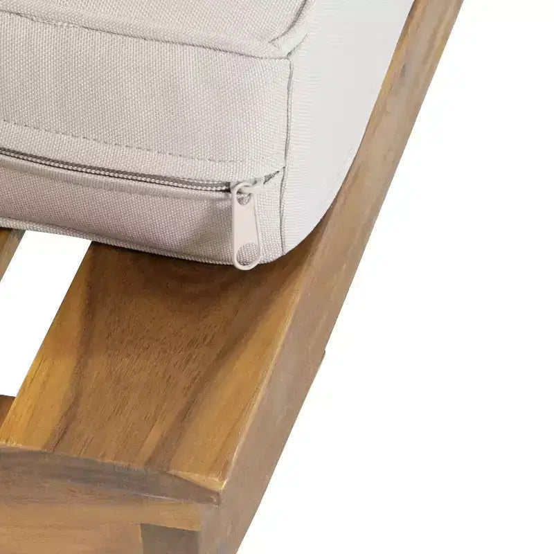 Sofá seccional de exterior en forma de L, juego de salón de ocio para patio, juego de asientos de conversación para jardín con mesa de centro y cojín resistente al agua - ModernLuxe