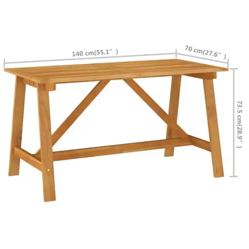 Conjunto de comedor vidaXL