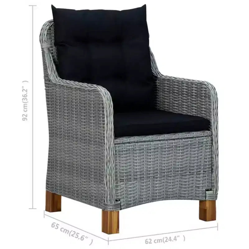 Conjunto de comedor vidaXL