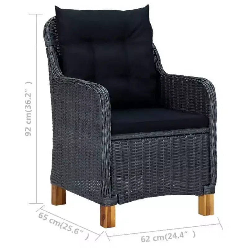 Conjunto de comedor vidaXL