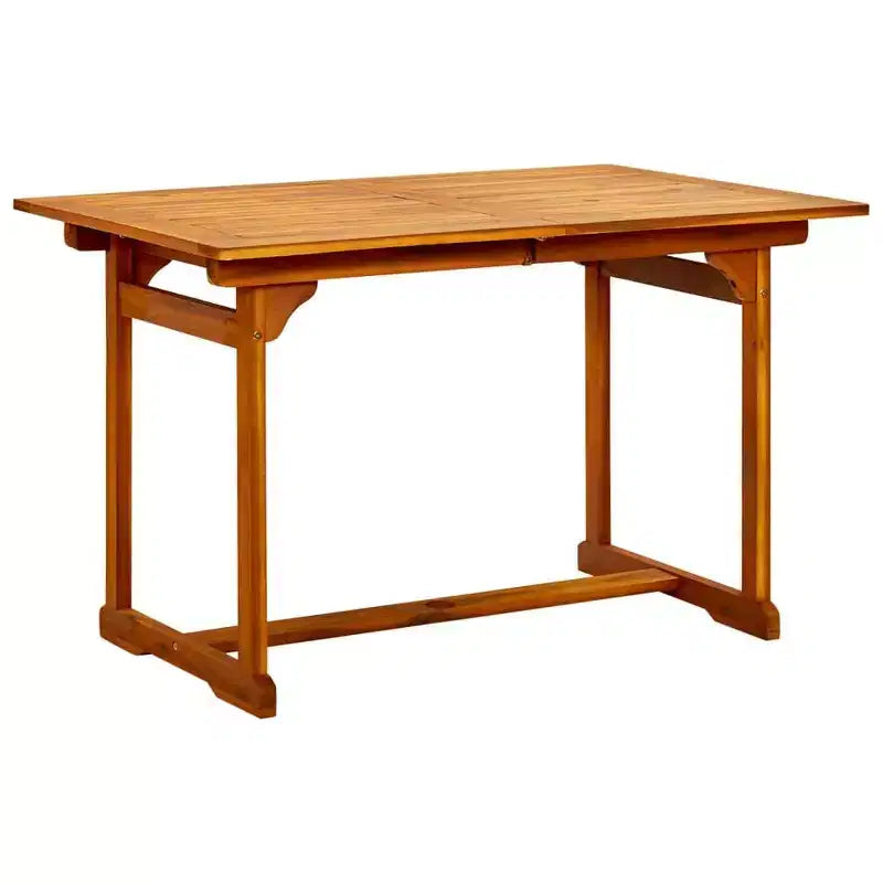 vidaXL Set de Comedor de Jardín Madera Natural Madera Maciza de Acacia Juego de 5 Piezas