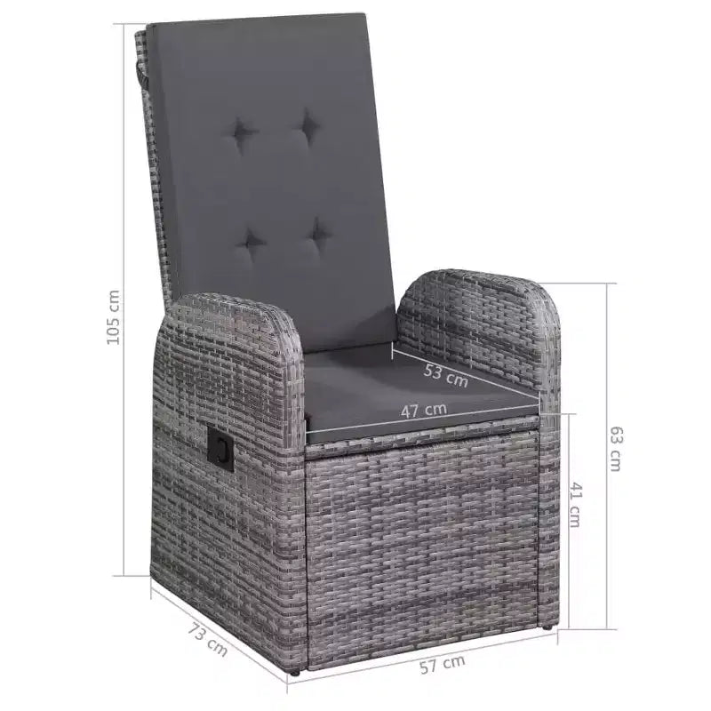 vidaXL Juego de comedor de madera maciza de acacia, juego de comedor plegable mediano