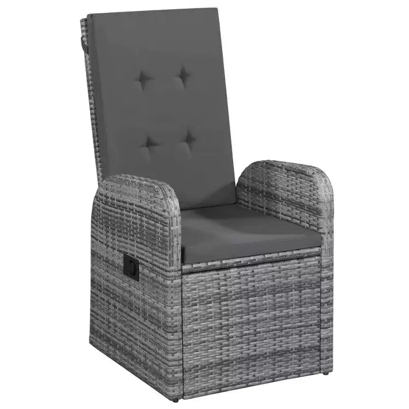 vidaXL Juego de comedor de madera maciza de acacia, juego de comedor plegable mediano