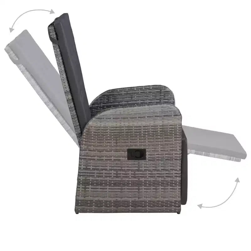 vidaXL Juego de comedor de madera maciza de acacia, juego de comedor plegable mediano