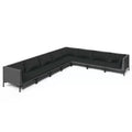 vidaXL Patio Lounge Set Dark grey