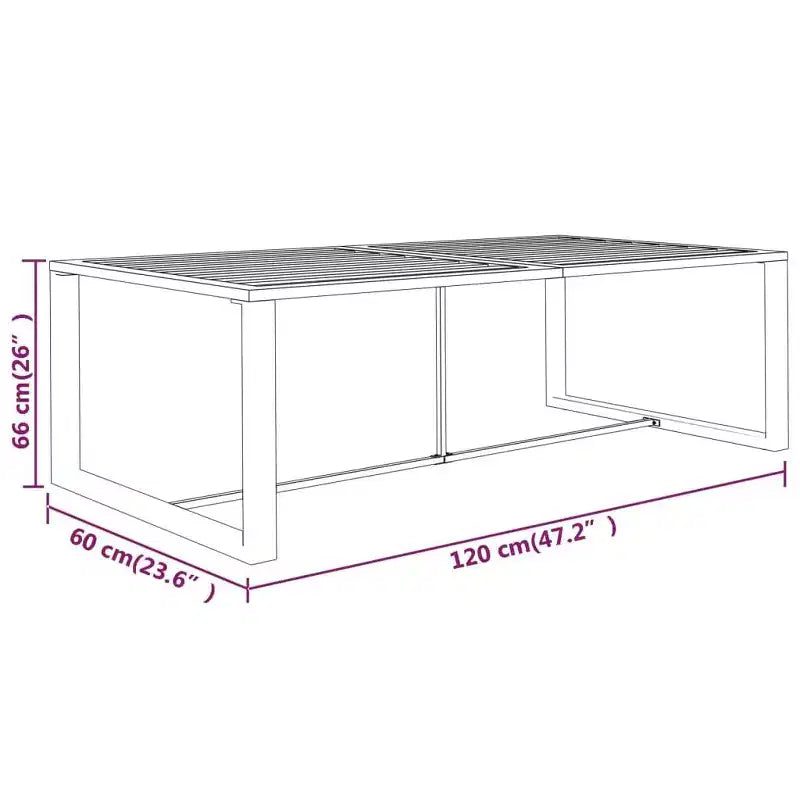 vidaXL Salon de jardin modulaire moyen en aluminium anthracite