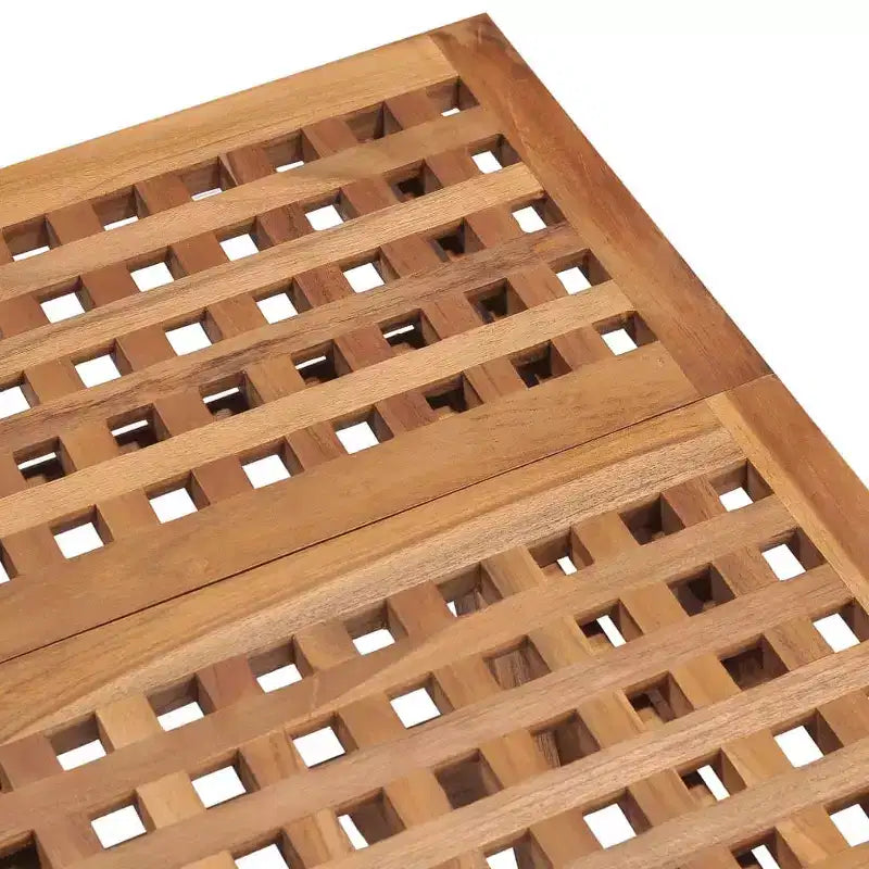 vidaXL Ensemble repas d'extérieur Teck Bois de teck Moyen Pliable